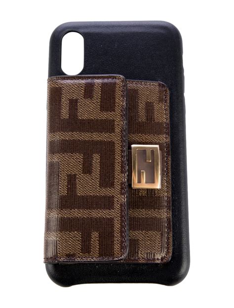 Fendi Zucca FF iPhone X Case w/ Tags 